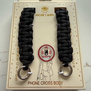 Black Phone Candy Crossbody Strap